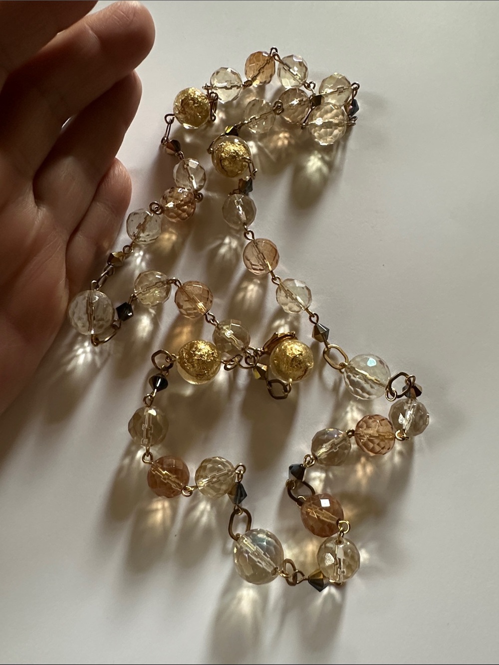 Vintage Beaded Necklace - 1960s
